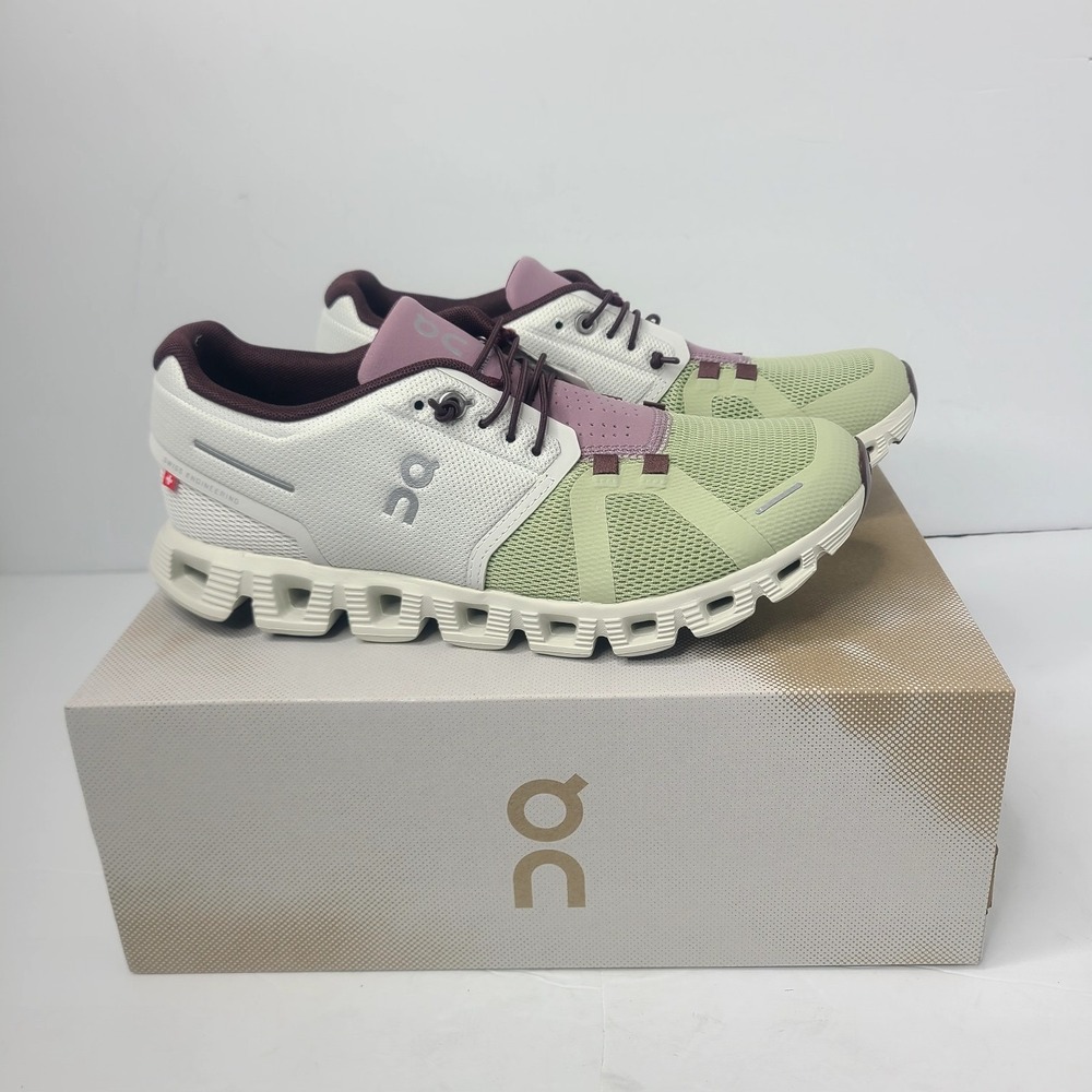 On Cloud 5 Women's Size 8W Ice/Haze Running Shoes NIB